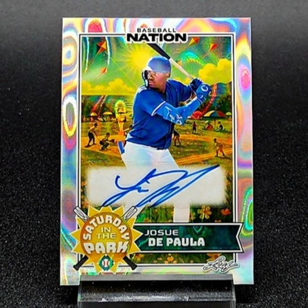 2025 Josue De Paula 4/15 Auto Saturday in the Park Dodgers Top Prospect Rare